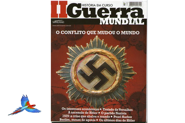 Swastika nazism flag picture cover of magazine 