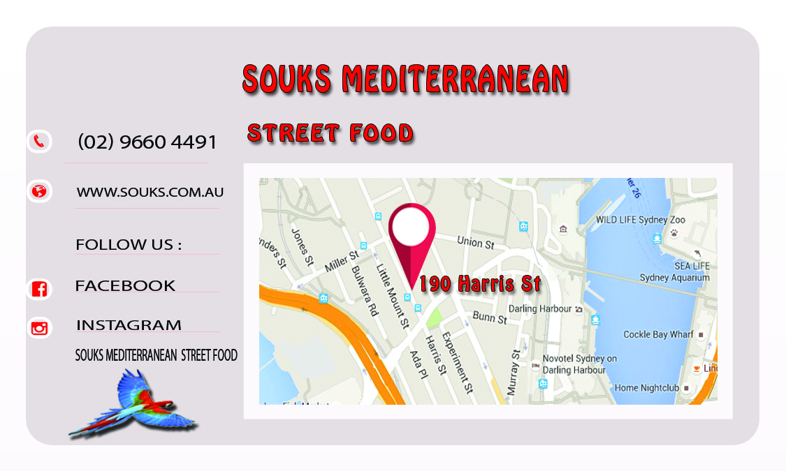 Business Card to souks made in 2015